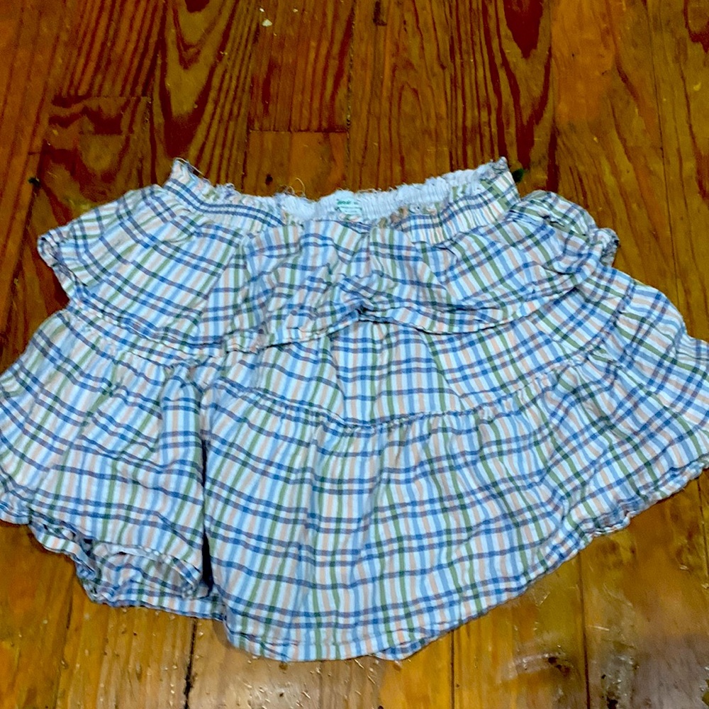 Aerie plan ruffle skirt